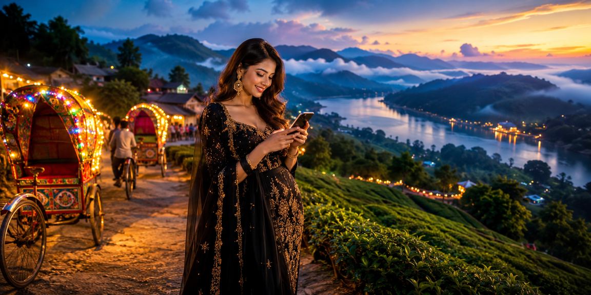 ঢাকায় চা বাগানের পাশে মোবাইল ক্যাসিনো হাই রোলার বেটিং